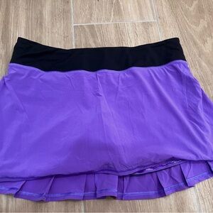 Lululemon Run: Pace Setter Skirt (Regular) Power Purple/ Black